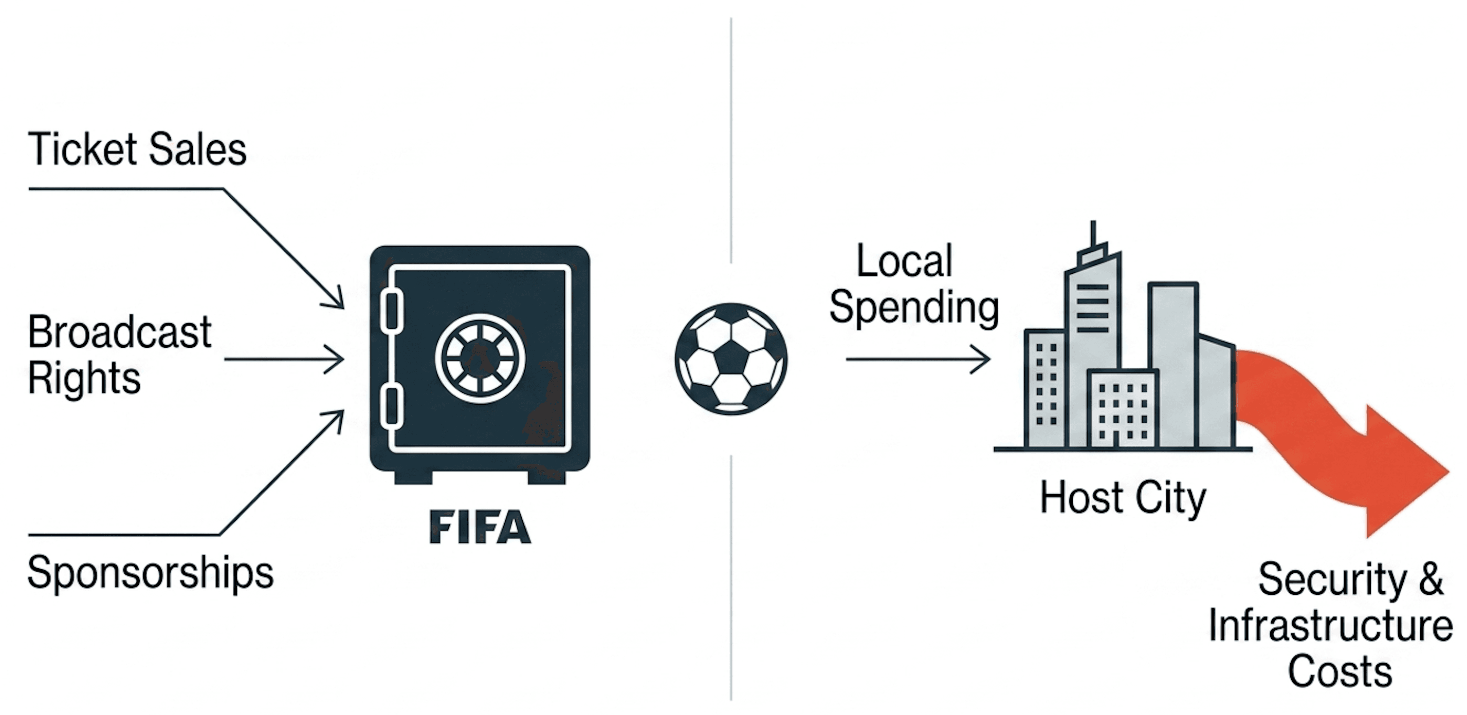FIFA Makes $11 Billion From This World Cup. Host Cities Lose Money.